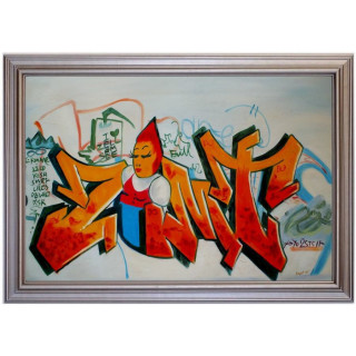 Graffiti Zellasi - Ölbild_2-17 - 80x60cm
