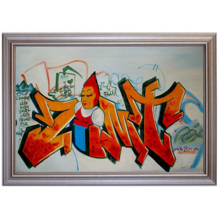 Graffiti Zellasi - Ölbild_2-17 - 80x60cm