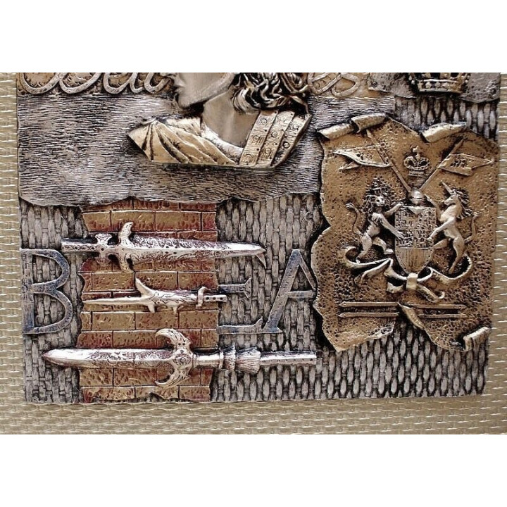 Reliefbild - Gladiator aus dem alten Rom