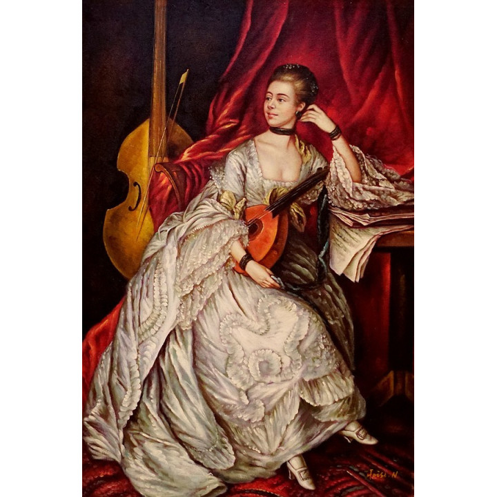 Thomas Gainsborough - Mary - handgemaltes Ölbild in 60x90cm
