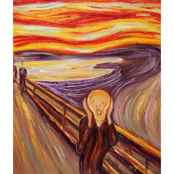 Ölgemälde  / Der Schrei