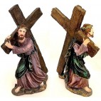 KRUZIFIX -Jesus trägt sein Kreuz 18778 - H32cm