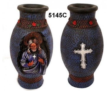 Vase mit Heiligenbildnis - Heilige Josef  5145C