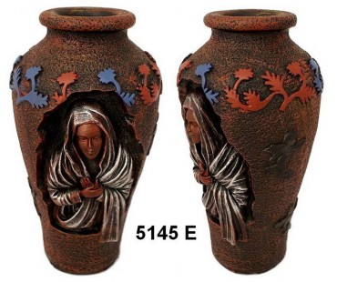 Vase mit Heiligenbildnis - Mutter Gottes 5145E