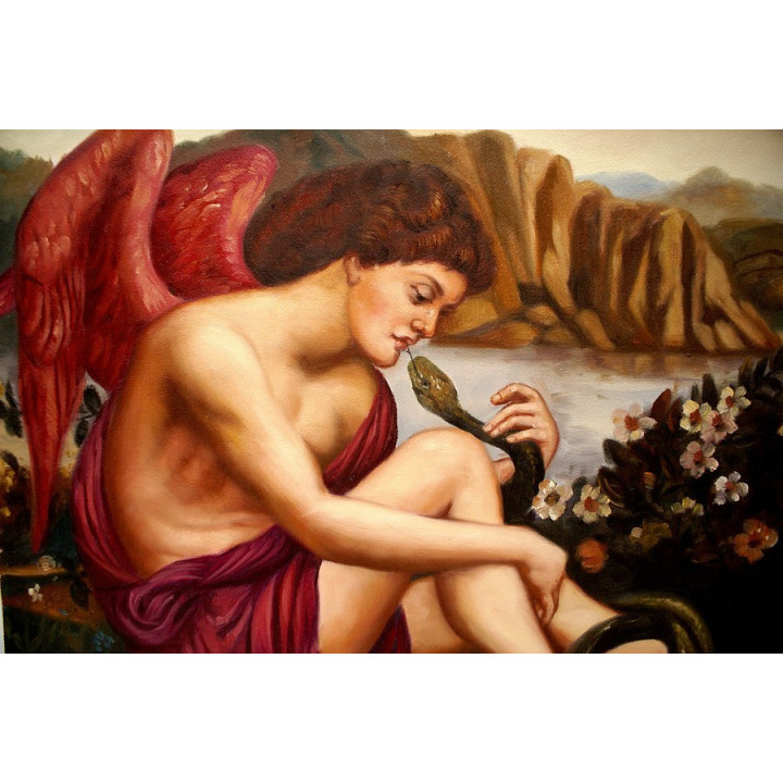 Faistauer Anton - Dame mit Buch - handgemaltes Ölbild in 50x60cm