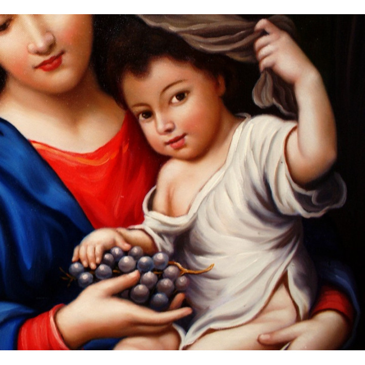 Herz Mariae, die Madonna des Himmels - Ölgemälde