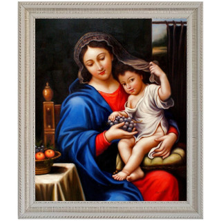 Wundertätige Madonna, die Madonna des Himmels - Ölgemälde