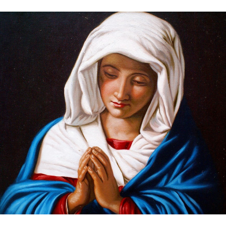 betende Madonna, die Madonna des Himmels - Ölgemälde