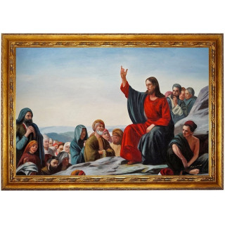 Bergpredigt, Carl Bloch  - Ölgemälde handgemalt