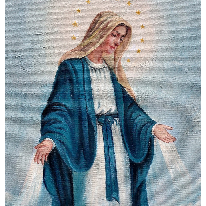 Herz Mariae, die Madonna des Himmels - Ölgemälde