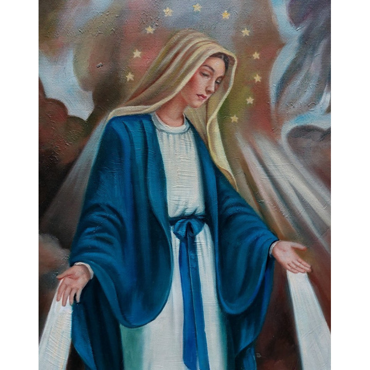 Herz Mariae, die Madonna des Himmels - Ölgemälde