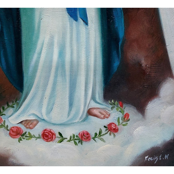 Herz Mariae, die Madonna des Himmels - Ölgemälde