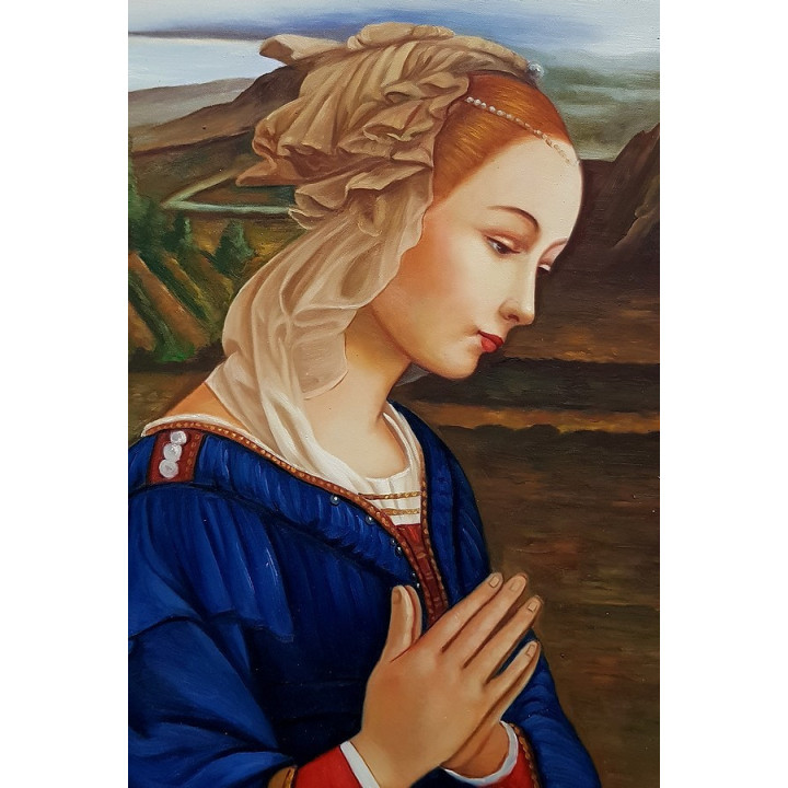 Madonna di Maggio, Filippo-Lippi - Ölgemälde handgemalt