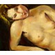Faistauer Anton - weiblicher-Akt - handgemaltes Ölbild in 50x70cm