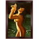 Akt im Wasser, handgemaltes Ölbild in 60x90cm 3_72