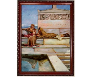 Alma Tadema- 60x90 cm - Xanthe und Phaon 1883 v. Alma-Tadema Sir Lawrence