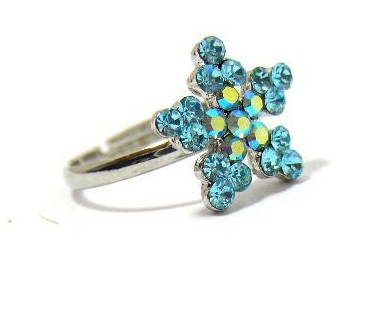 Fingerring mit Strass Kristalle