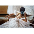 Ballerina-11-79 - handgemaltes Ölbild in 60x90cm