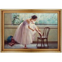 Ballerina - handgemaltes Ölbild in 60x90cm-8-11 