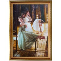 Ballerina - handgemaltes Ölbild in 60x90cm-28-11