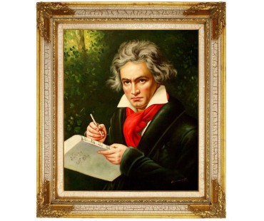 Beethoven Ludwig - handgemaltes Ölbild in 50x60cm