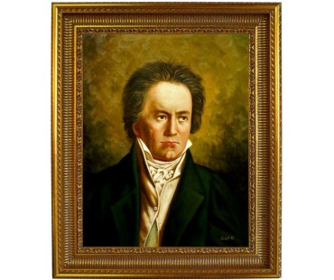 Beethoven Ludwig - Portrait - handgemaltes Ölbild in 50x60cm