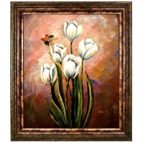 Blumenstrauß-1-162 - handgemaltes Ölbild in 50x60cm