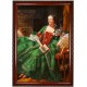 Portraet der Madame de Pompadour - handgemaltes Ölbild in 60x90cm