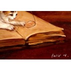 Katzen - handgemaltes Ölbild in  50x60cm-4_12