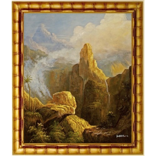 Landschaftsgemälde-Berglandschaft - Ölgemälde_50x60cm-12