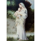 Madonna mit Jesuskind - handgemaltes Ölbild in 60x90cm- 10_21