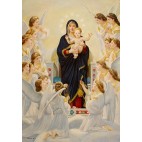 Madonna mit Jesuskind - handgemaltes Ölbild in 60x90cm- 10_38