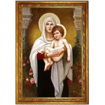 Madonna mit Jesuskind - handgemaltes Ölbild in 60x90cm- 10_39