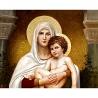 Madonna mit Jesuskind - handgemaltes Ölbild in 60x90cm- 10_39