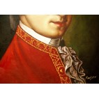 Mozart Portrait - Portrait - handgemaltes Ölbild in 50x60cm
