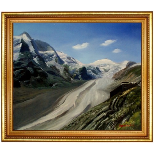 Pasterze am Großglockner  - Ölgemälde F 50x60cm