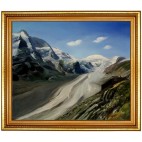 Pasterze am Großglockner  - Ölgemälde F 50x60cm