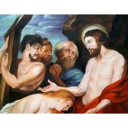 Rubens - Christus und die reuigen Sünder  - handgemaltes Ölbild