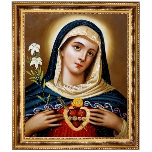 Herz Mariae, die Madonna des Himmels - Ölgemälde