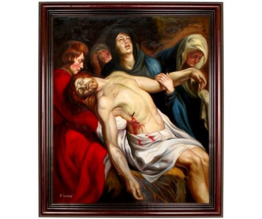 Jesus Christus - handgemaltes Ölbild in  50x60cm v. Rubens