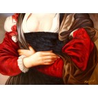 Rubens - Portrait Susann Fourment  - handgemaltes Ölbild in 50x70cm