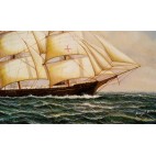 Segelschiff_60x90cm-9_17 - handgemaltes Ölbild