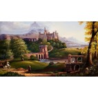 Thomas_cole_110x70cm - der Aufbruch v. Thomas cole