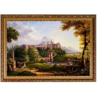 Thomas_cole_110x70cm - der Aufbruch v. Thomas cole