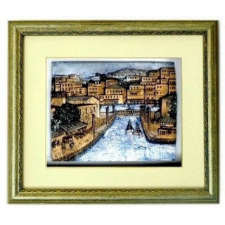 Reliefbild - Hafeneinfahrt