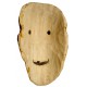 Kindermaske Krampusmaske Wandmaske aus Holz