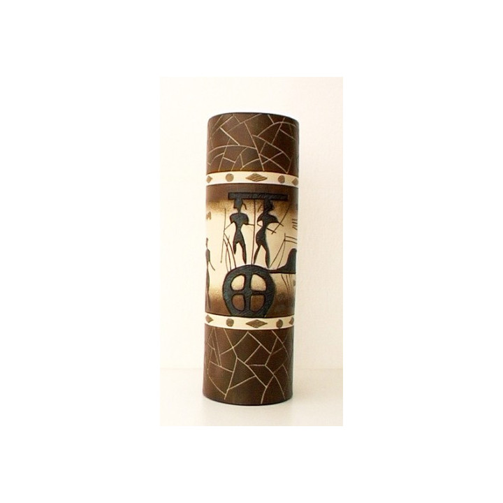 abstrakte Vase in Zylinderform