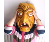 M02 Tiermaske / Perchtenmaske aus Holz