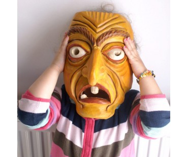 M02 Tiermaske / Perchtenmaske aus Holz