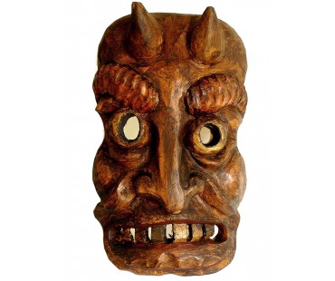 M02 Tiermaske / Perchtenmaske aus Holz